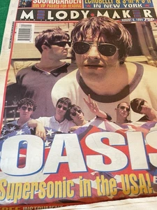 Melody Maker 1994 Aug ideal for framing OASIS COVER Liam Gallagher very good - Picture 1 of 9