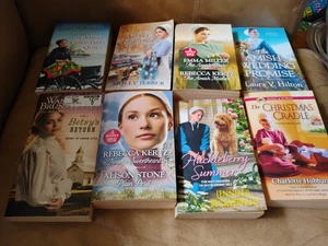 Lot Of 8 Amish Paperback Books - Picture 1 of 4