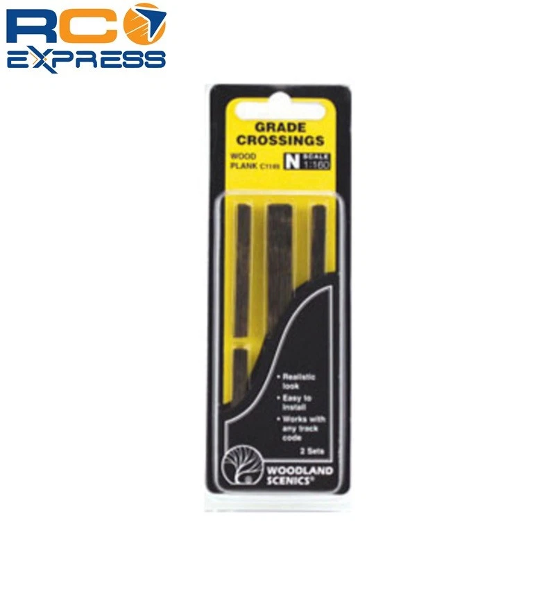 Woodland Scenics N Grade Crossing Wood Plank WOOC1149 - Image 1 of 1