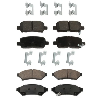 Juego de pastillas de freno delanteras y traseras para Buick LaCrosse Pontiac Grand Prix 2005-2008 Foto 1 de 4