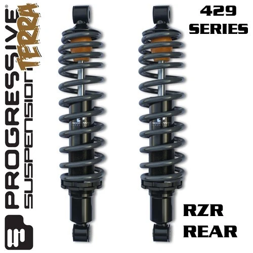 2 - Polaris RZR 570 Suspensión Progresiva 429 HD Bobina Sobre Amortiguadores Traseros Foto 1 de 4