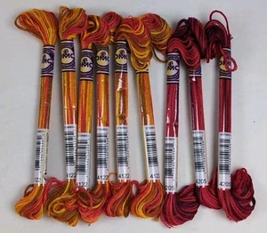 DMC Color Variations 6 Strand Embroidery Floss Lot - 8.7 Yard - 9 Skeins Mixed - Picture 1 of 1