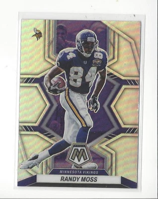 2022 Panini Mosaic Silver Prizm #132 Randy Moss Vikings - Image 1 of 2