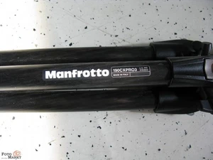 Manfrotto 190CXPRO3 Carbon Fiber Tripod Stativ - Picture 1 of 4