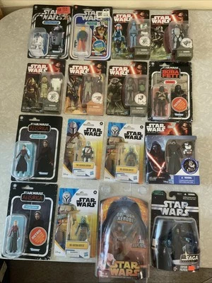 New In Boxes! Lot Of 16 Star Wars Vintage Action Figures Collection - Image 1 of 4
