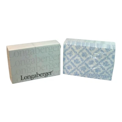 Longaberger Sticky Note Pads Sets Floral & Logo Style New In Package Lot of 2 - Image 1 of 4