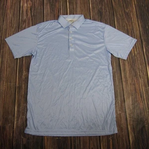 Collars & Co. Poloshirt Herren Large Blau Dress Kragen Performance Micro Check - Bild 1 von 6