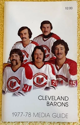 1977-8 Cleveland Barons NHL Media Guide - Second and Last Season  - Image 1 of 2