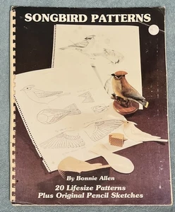 Songbird Patterns By Bonnie Allen 20 Lifesize Patterns +Original Pencil Sketches - Picture 1 of 12