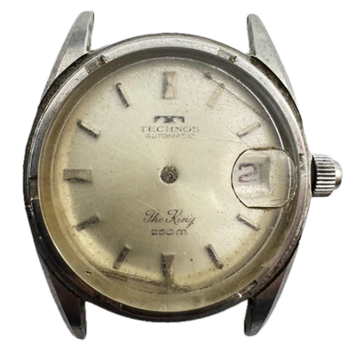 Reloj Pulsera Vintage Technos The King 250m Hombre Automático Acero Inoxidable Suizo Foto 1 de 3