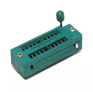 10 Stck. ZIP DIP IC Test Einbrennbuchse 20P 0,1 Zoll x 0,3 Zoll 2,54 x 7,62 mm 220-3341 Textool - Bild 1 von 3