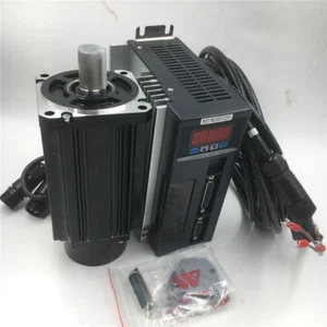 200W NEMA24 AC Servomotor 0,64Nm 3000RPM & 3M Encoder CNC Router Lasergravur - Bild 1 von 12