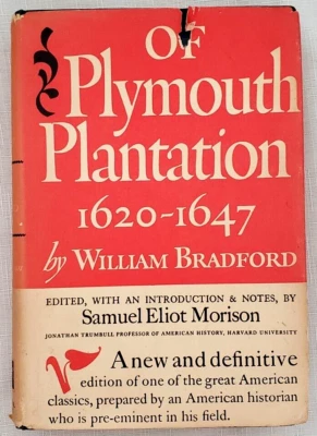 1953 BCE,Bradford PLYMOUTH PLANTATION 1620-47, Mayflower Colony History,Indians, - Image 1 of 4
