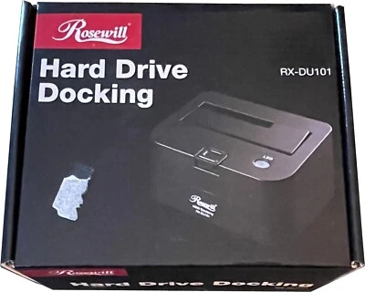 Rosewill Hard Drive Docking Station RX-DU101 New Sealed - Image 1 of 3