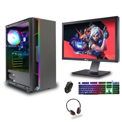 RTX Gaming PC Bundle i7 i5 i3 32GB RAM 1TB SSD / 2TB HDD 8GB RTX 5060 Windows 11 - Image 1 of 4