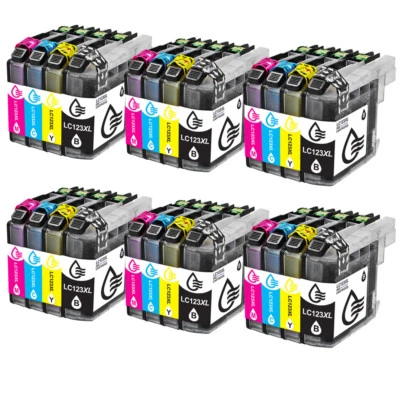 Druckerpatronen Kompatibel Brother LC123 XL MFC-J4410DW DCP-J4110DW MFC-J6520DW - Bild 1 von 4