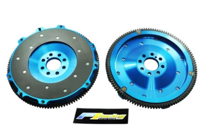 Volante embrague aluminio forjado FX 6061 para 00-05 MITSUBISHI ECLIPSE GT GTS 3,0 L Foto 1 de 2