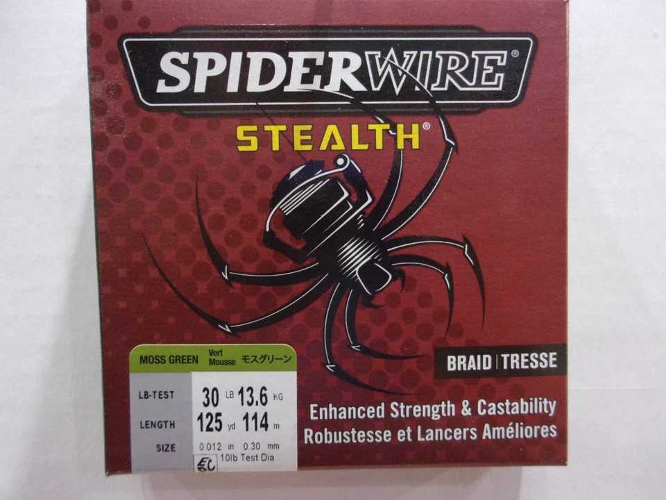 Línea de pesca Spiderwire STEALTH 125 yardas verde musgo ¡Elige tu peso de línea! Foto 1 de 1