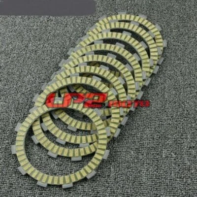 Clutch Friction Plate Discs for Honda CRF250R CRF250X 04-17 CR125R 00-07 - Image 1 of 2