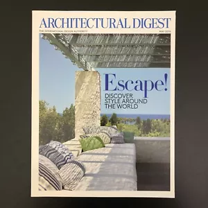 Vintage ARCHITECTURAL DIGEST MAGAZINE May 2016 Issue Collectors AD1605 - Foto 1 di 8