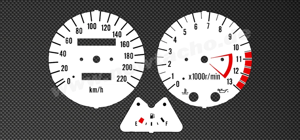 Tachoscheiben passend für Kawasaki ER5 ER500A Tacho Gauge ER5N Zifferblätter - Bild 1 von 1