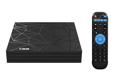 T95 Max Android 9.0 TV Box Quad Core 4 GB RAM 32/64 GB ROM HD 6K Lettore multimediale - Immagine 1 di 4