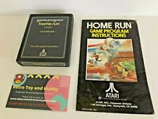 HOME RUN HOMERUN ATARI 2600 CX-2623 Video Game Program with MANUAL