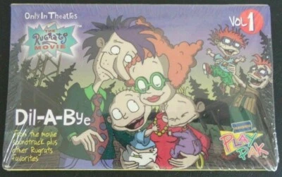 RUGRATS MOVIE - Dil-A-Bye - Cassette Tape - Blockbuster Play Pak Volume 1 - New Foto 1 de 2