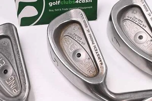 Left Hand Ping Eye 2+ Irons / 4-PW / Black Dot / Stiff Flex Ping JZ Cushin - Picture 1 of 7