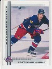 2000-01 BAP Memorabilia #420 ROSTISLAV KLESLA - RC Rookie Card - Blue Jackets