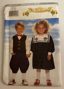 Butterick 4216 Vintage 90s Sewing Pattern It's Enchanting Child's Clothes SZ:5-6 - Picture 1 of 7