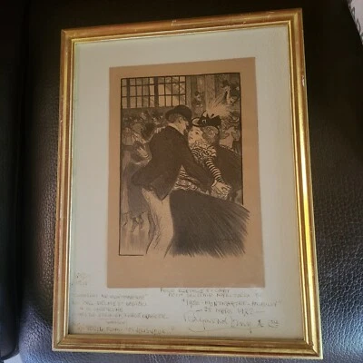 Paul Delmet J'ai Voulu Fuir ...tes Jolis Yeux Litho De Steinlen 1898 - Photo 1/4