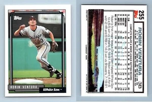 Robin Ventura - White Sox #255 Topps 1992 Baseball Trading Card - Picture 1 of 1