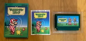 Mario Open Golf Famicom Japan NES Nintendo 1991 - Picture 1 of 5