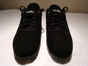 Zapatos deportivos de ocio FUBU para hombre talla 12 negros con cordones bajos - Imagen 1 de 5