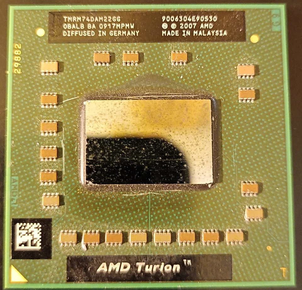AMD Turion 64 x2 mobile 2x 2,0 GHz TMRM CPU Socket s1g2 - Immagine 1 di 1