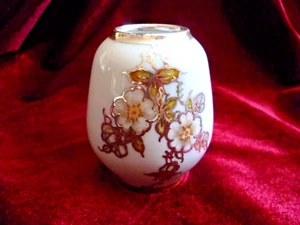 Veyhl Silberwaren aparte kleine Vase 1000er Silber silver overlay handgemalt - Picture 1 of 9