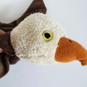 Guante de peluche de ensueño marioneta águila calva pájaro juguete de peluche fingir ayuda para jugar - Imagen 1 de 6