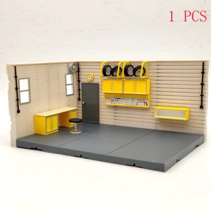 Modelo de escena diorama de garaje Aurora escala 1/2/4 piezas (no incluye maquetas de coches) - Imagen 1 de 21