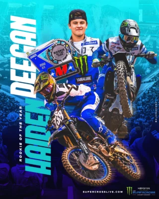 PÓSTER de calcomanía de vinilo de pared Haiden Deegan Supercross (respaldo adhesivo extraíble) Foto 1 de 4