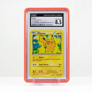 Pokemon Pikachu Cosmos Holo XY #42/146 Lego Movie Promo 2014 - CGC 8.5 - Picture 1 of 4