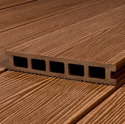 WPC Terrassendielen in Holzoptik 25x148 mm Terrassen Balkon Holz Dielen, Muster - Bild 1 von 4