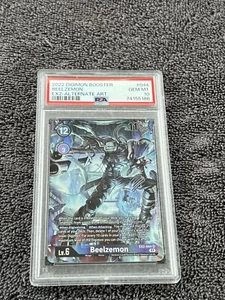 DIGIMON CG PSA10 GEM MINT BEELZEMON EX2-044 ALTERNATE ART - Picture 1 of 4