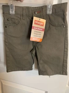 Wrangler Boys' Premium Slim Straight Shorts, Olive, Sz 6 R - Picture 1 of 4