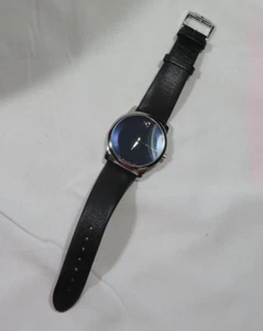 Movado museum Black & Blue Dial FRESH Sapphire Crystal 1142 40mm NICE! - Picture 1 of 4