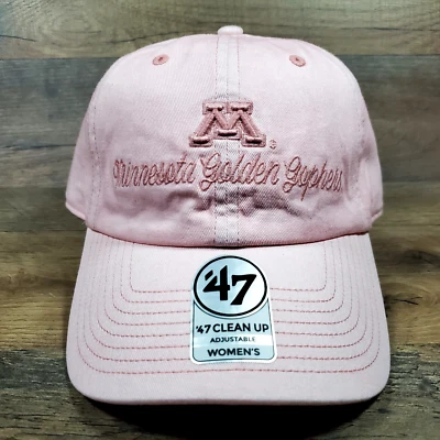 Minnesota Golden Gophers ‘47 Clean Up Women's Pink Haze Adjustable Size Hat NEW - Image 1 of 4