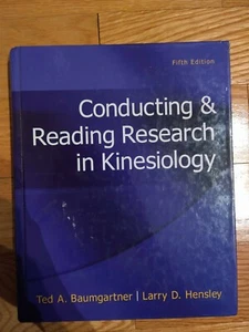 Conducting and Reading Research in Kinesiology 5th Edition - Imagen 1 de 4