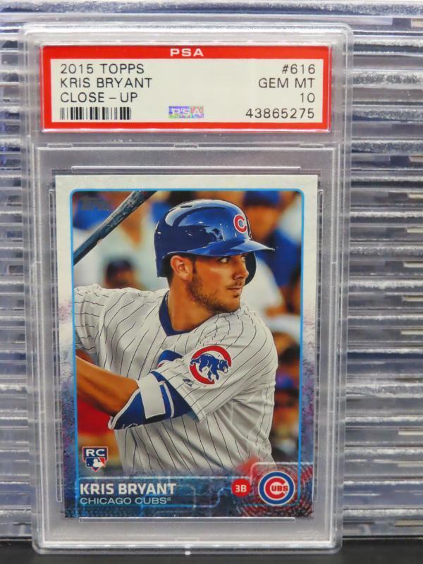 2015 Topps Kris Bryant Rookie Card RC #616 PSA 10 Cubs