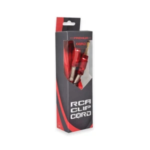 Tessuta Tatuaggio Rca Cavo - AVA Cavo Per Professionale Uso - Rosso - Foto 1 di 1