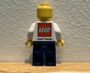 LEGO World Danimarca 2022 & #13Pattern minifigure raro logo esclusivo Danimarca EURO - Foto 1 di 2